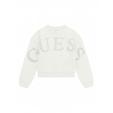 GUESS μπλούζα φούτερ παιδική  J5YQ09KAV34-G012 λευκή